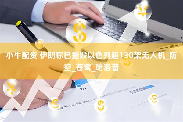 小牛配资 伊朗称已摧毁以色列超130架无人机_防空_苍鹭_哈洛普